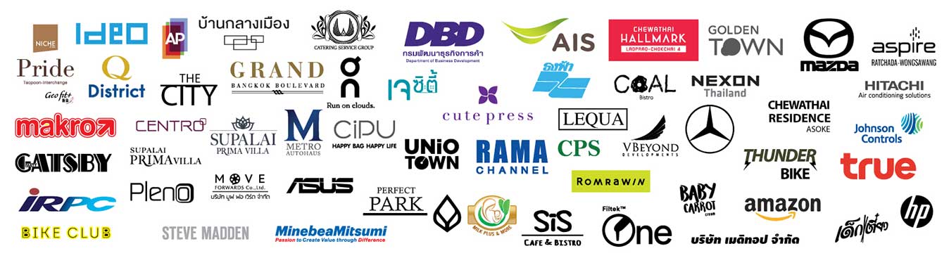 โลโก้ลูกค้าที่เลือกใช้balloonxl